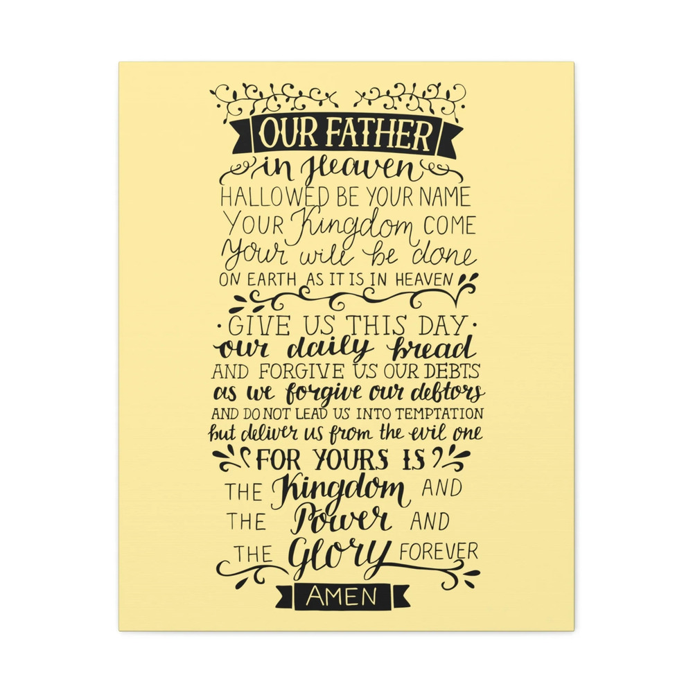 Scripture Walls Isaiah 64:7 Our Father In Heaven Light Yellow Bible Verse